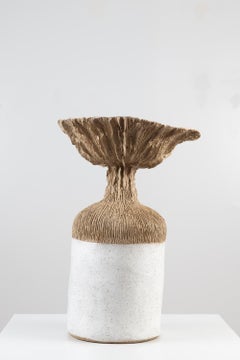 Vase Trombetta en grès émaillé de Trish DeMasi