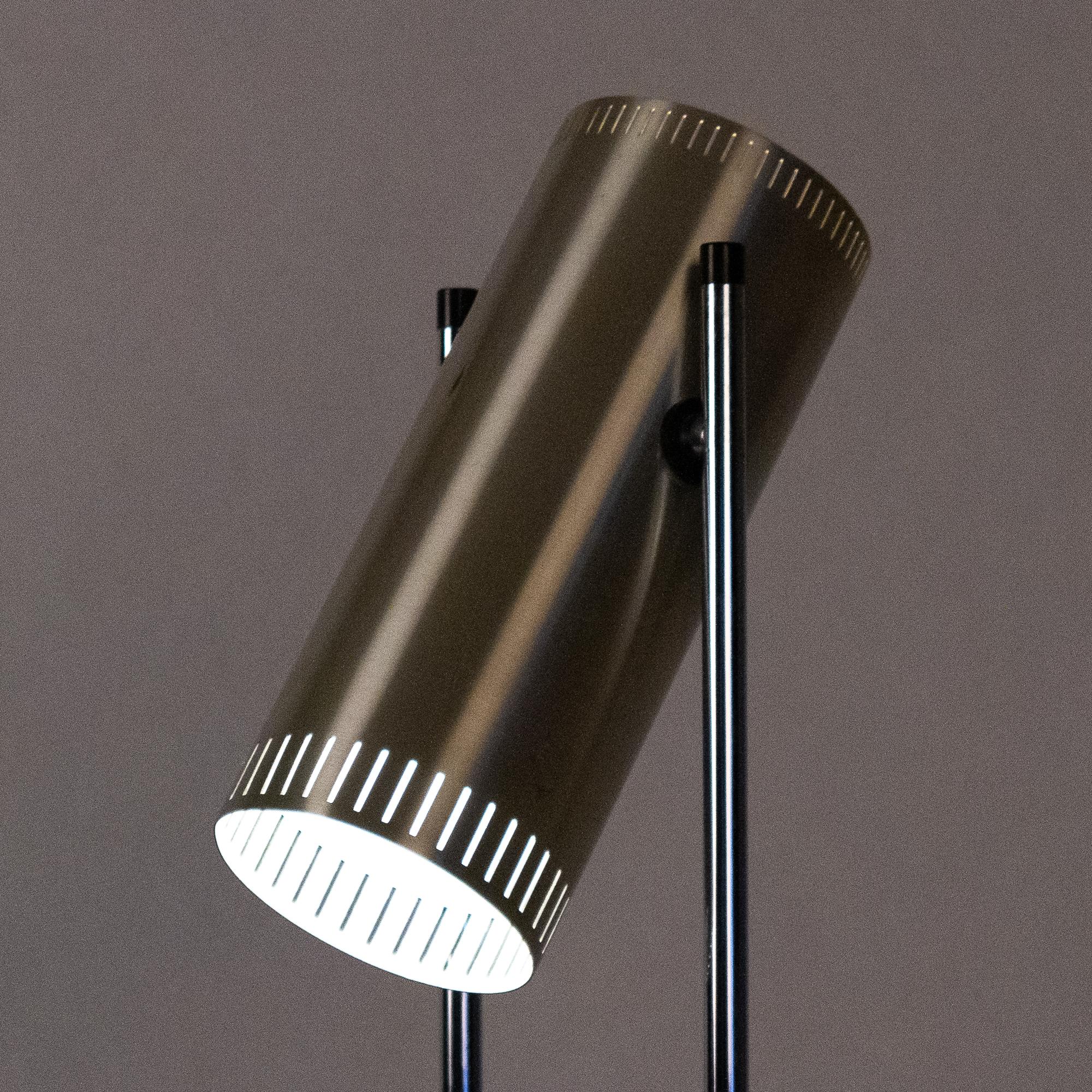 Mid-20th Century Trombone Floor Lamp by Jo Hammerborg for Fog & Mørup, 1960s