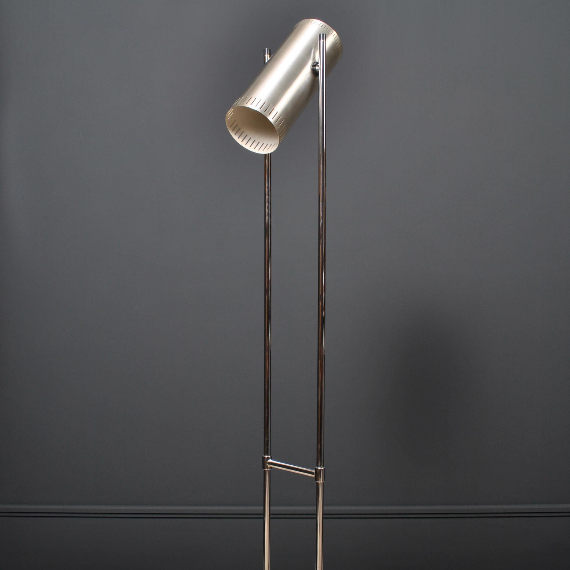 20th Century Trombone Floor Lamp, Jo Hammerborg