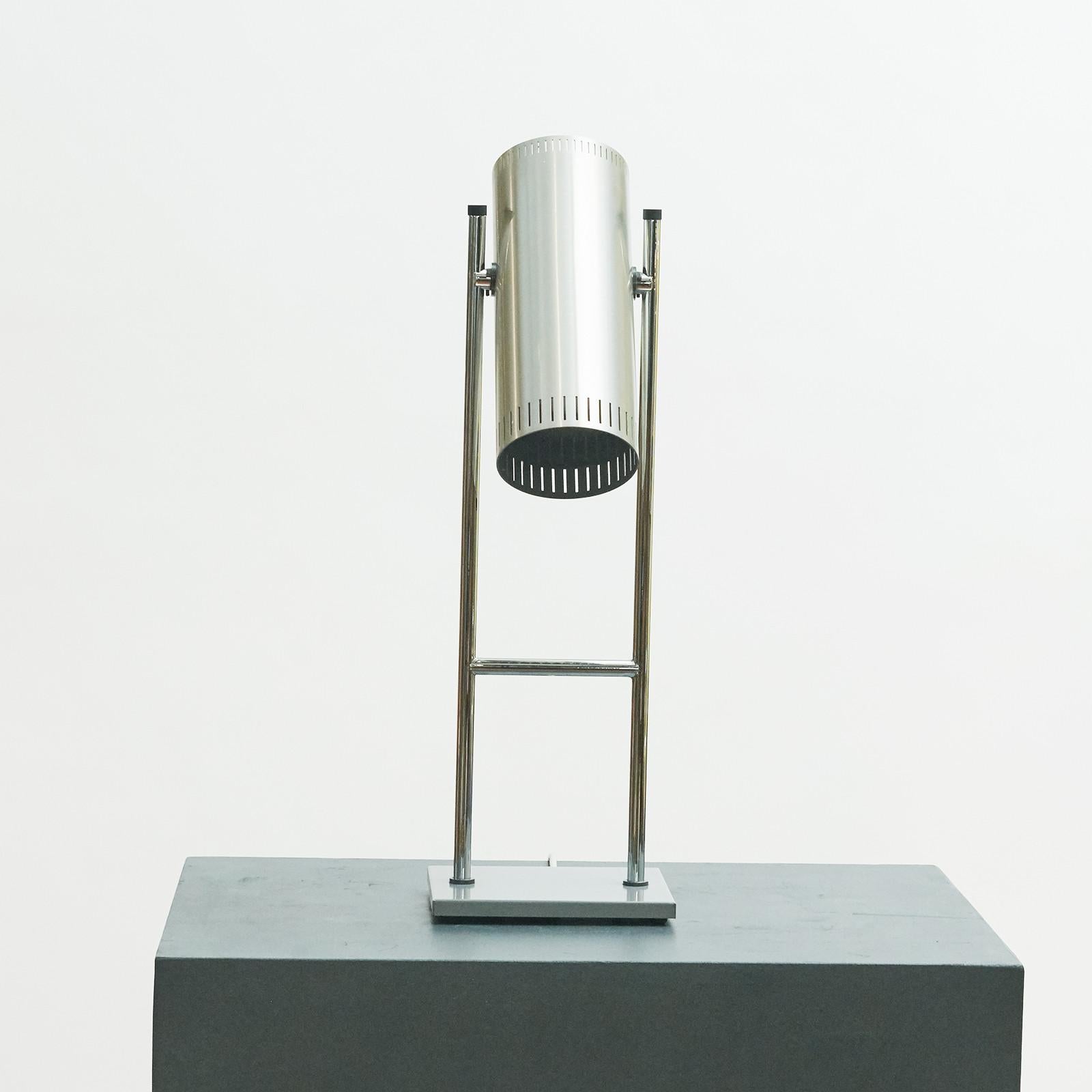 Scandinavian Modern Trombone Vintage Aluminum Table Lamp by Jo Hammerborg, Fog & Morup