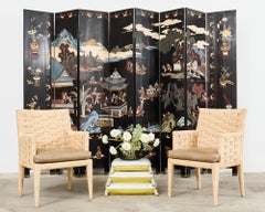 Tromp I'oeil Mesa o Taburete para Bebidas de Mayólica Estilo Regencia Italiana