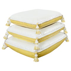 Tromp I'oeil Italian Regency Style Majolica Drinks Table or Stool