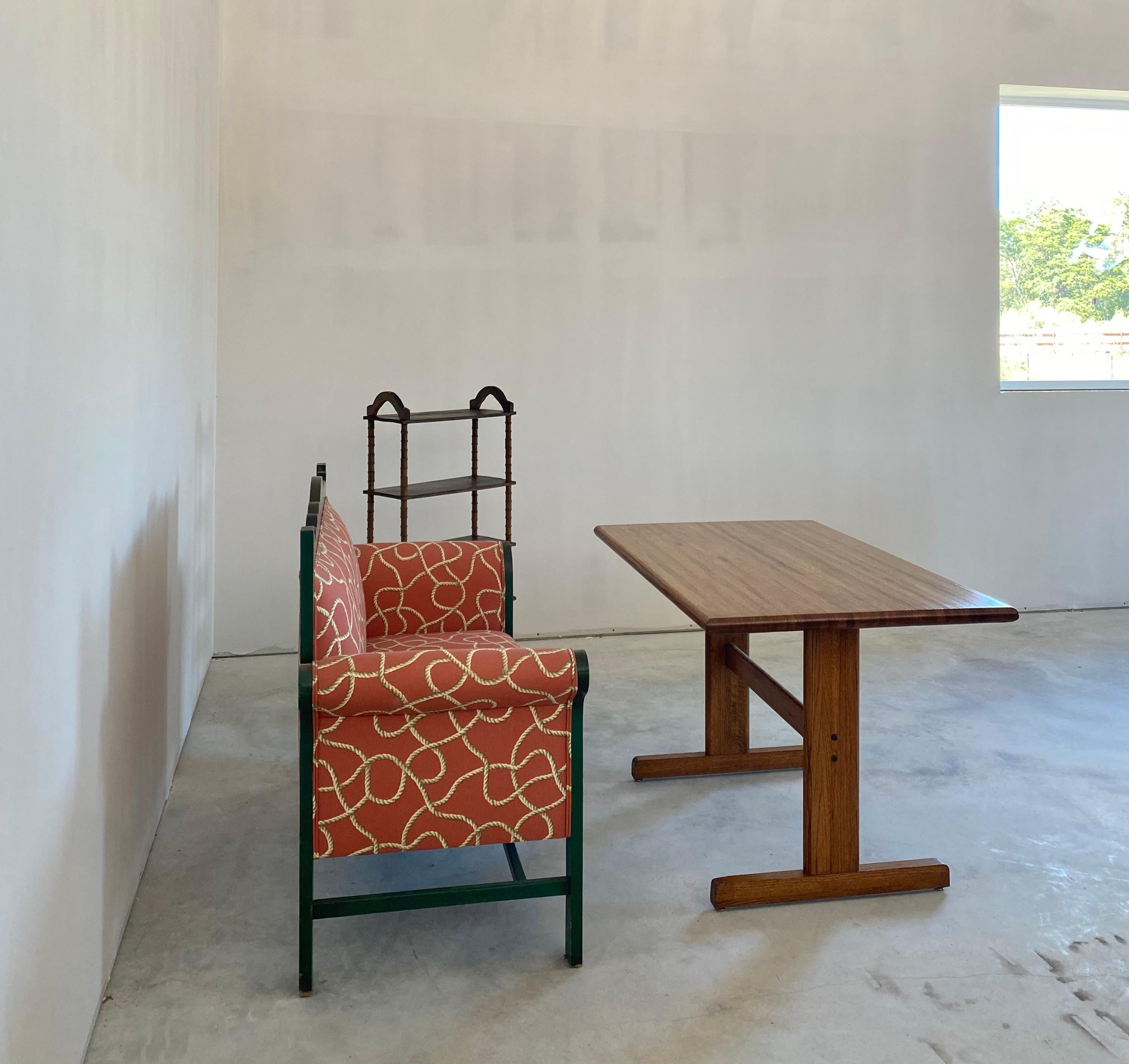 Artisanat Banquette Tromp l'Œil Art populaire de style surréaliste en vente