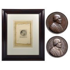 Trompe l'oeil de la medalla de plata del Dr. Nicolaes Tulp, alcalde de Amsterdam