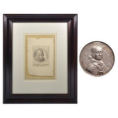 Trompe l’oeil and silver medal of Jan Wolfert van Brederode