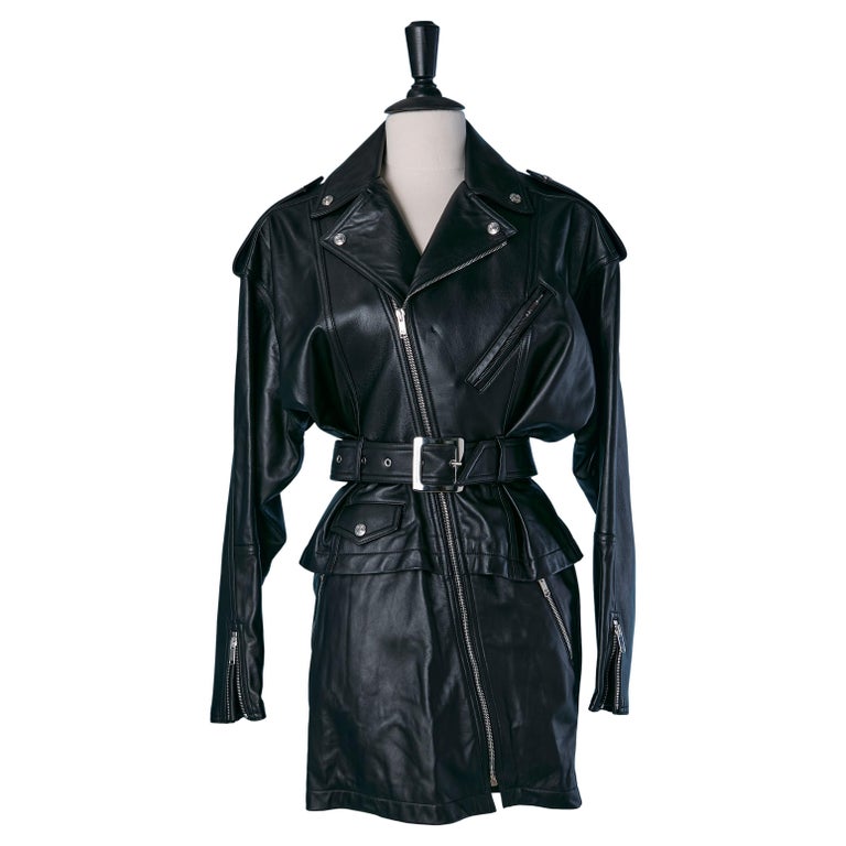 leather biker dress Leather Biker Dress Atijostore