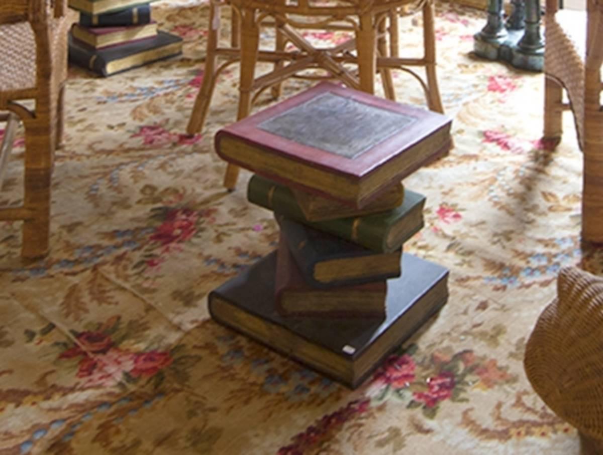 European Trompe-l'Oeil Book-Shaped End Tables, circa 1970