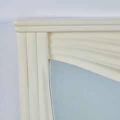 Espejo Tallado, Drapeado y Lacado Trompe L'oeil