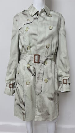 Trompe L'oeil Oversize Belted Trench Coat