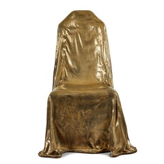 Trompe L"oeil Draped Chair in the Style of John Dickinson