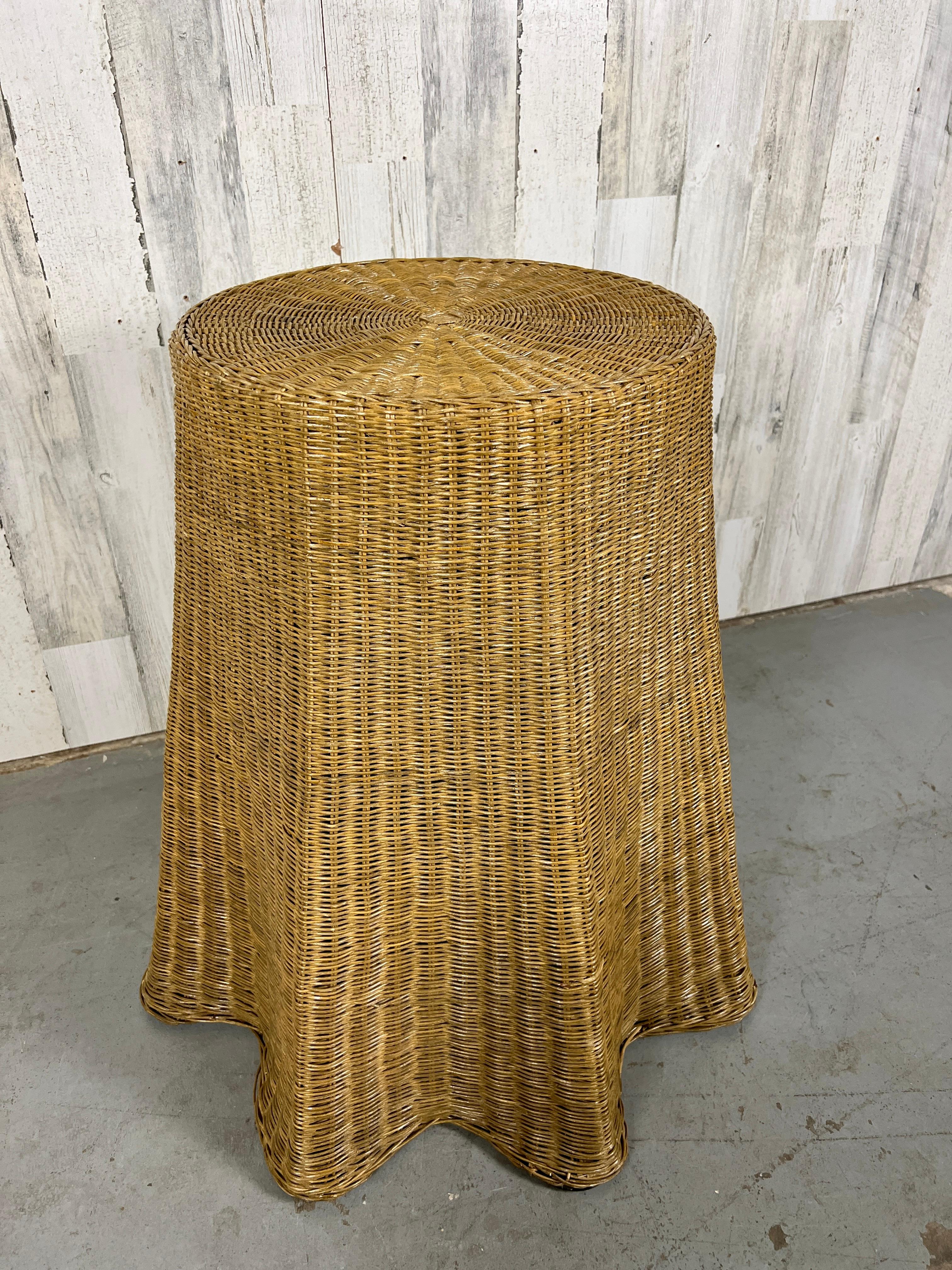 Trompe L'oeil Draped Wicker 