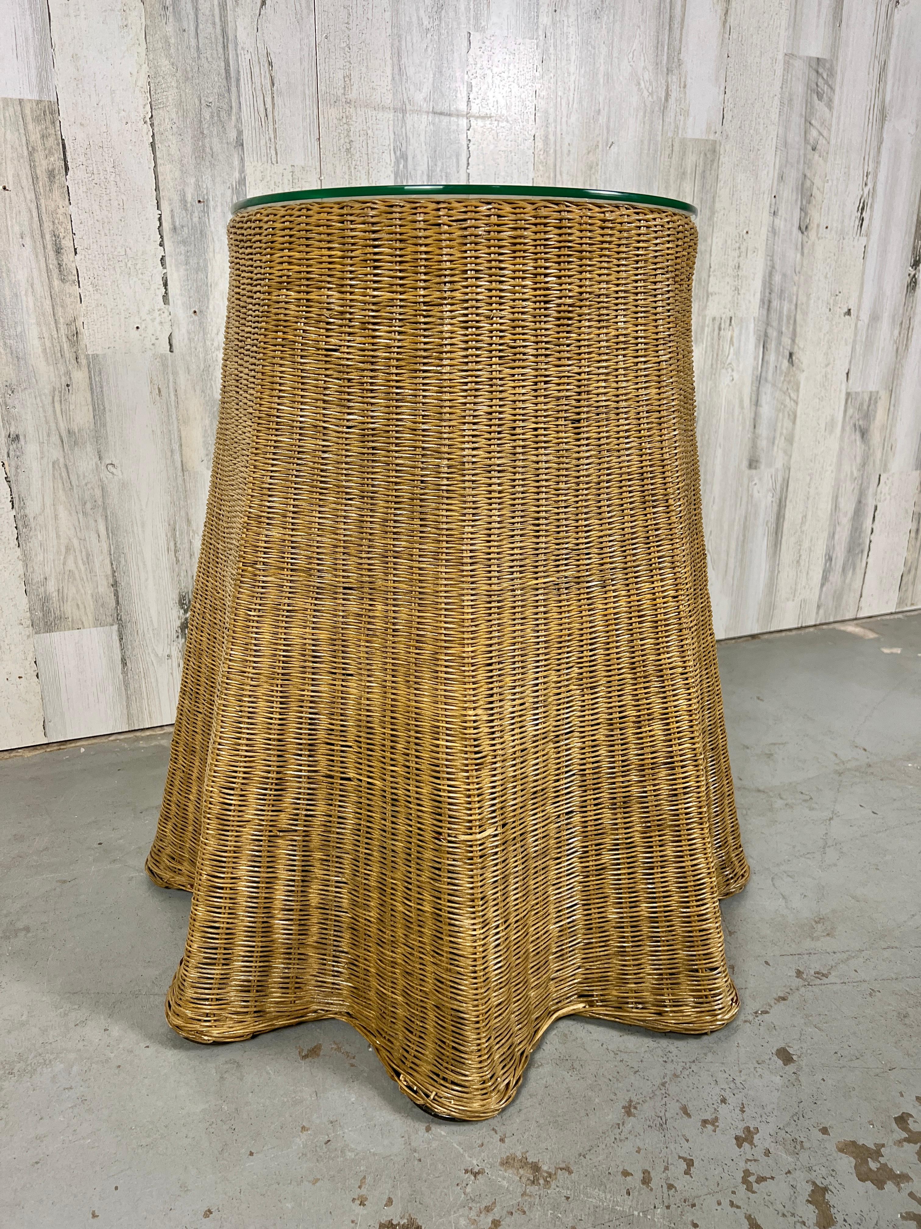 Trompe L'oeil Draped Wicker 