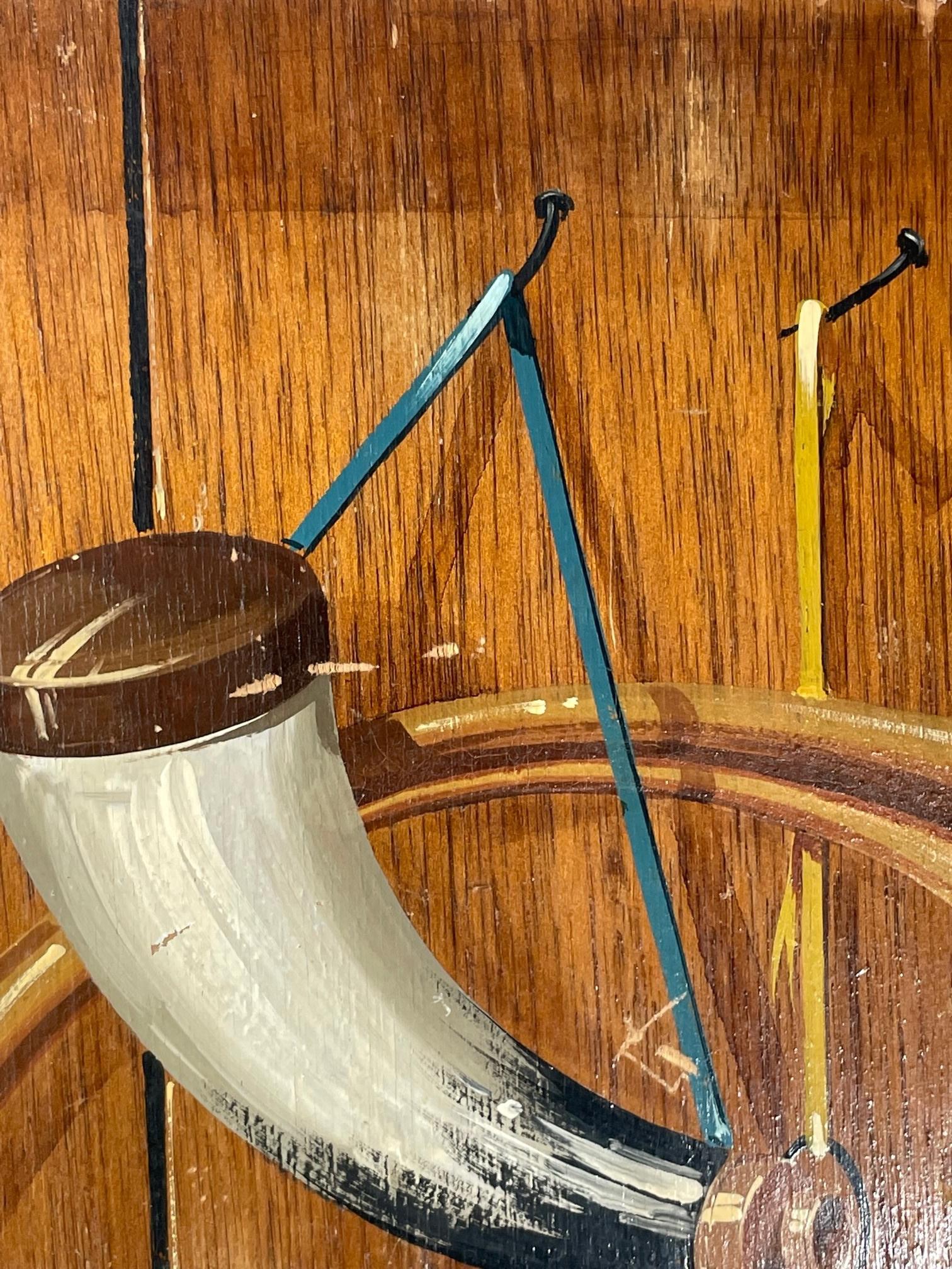 Trompe L'oeil Hiperrealismo Pintura al Óleo Abstracto Surrealista Foto Arte Realista Madera en venta