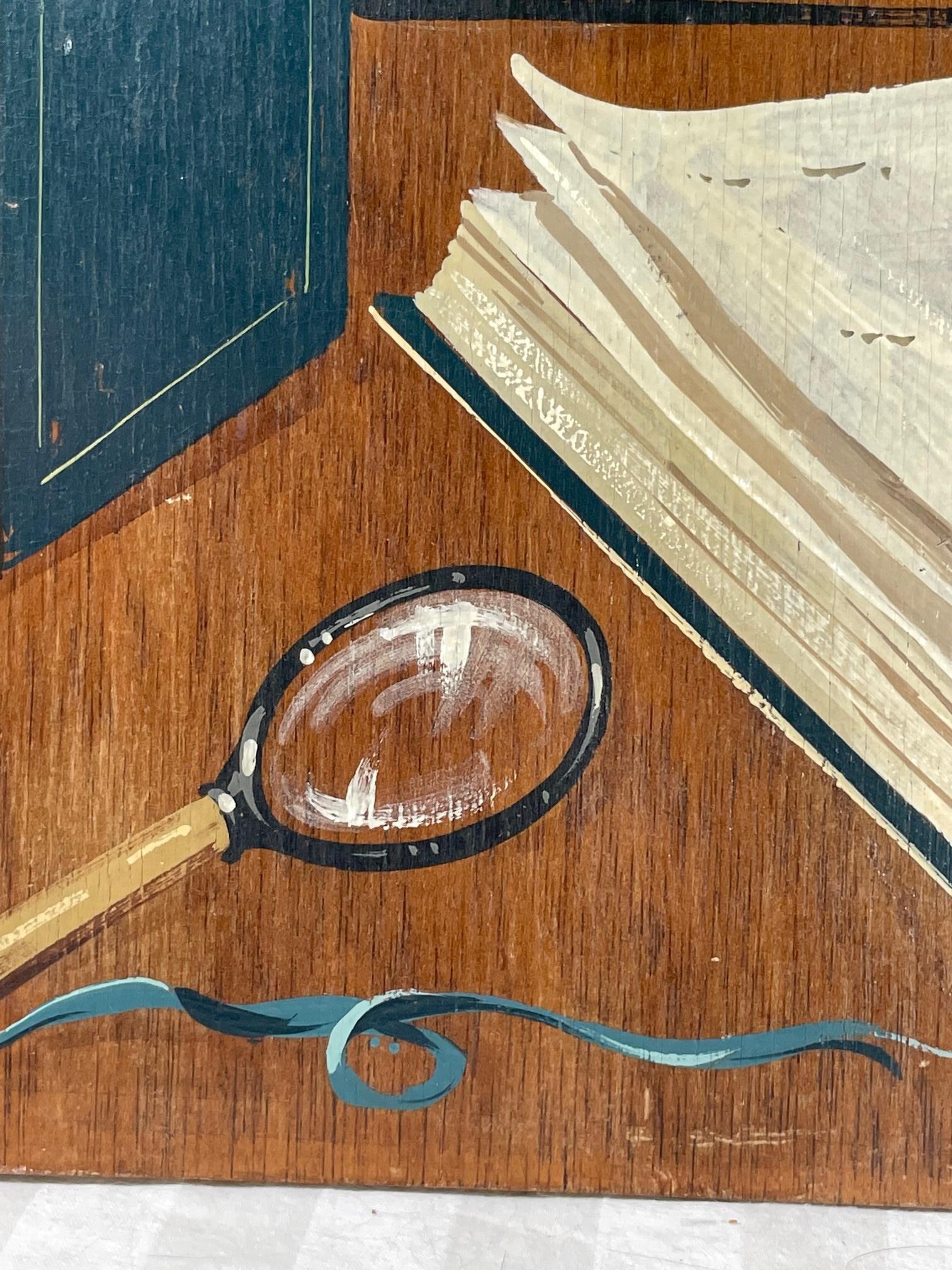 Trompe L'oeil Hiperrealismo Pintura al Óleo Abstracto Surrealista Foto Arte Realista siglo XX en venta
