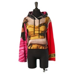 Trompe l'oeil printed hoodie MOSCHINO COUTURE