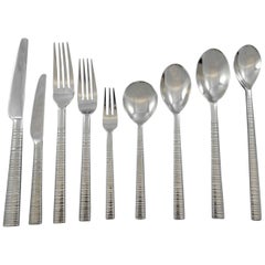 Tronada by Dansk Stainless Steel Flatware Set for 12 Service 111 Pieces New