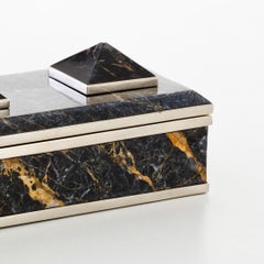 Tronador Rectangular Black Onyx Stone Box