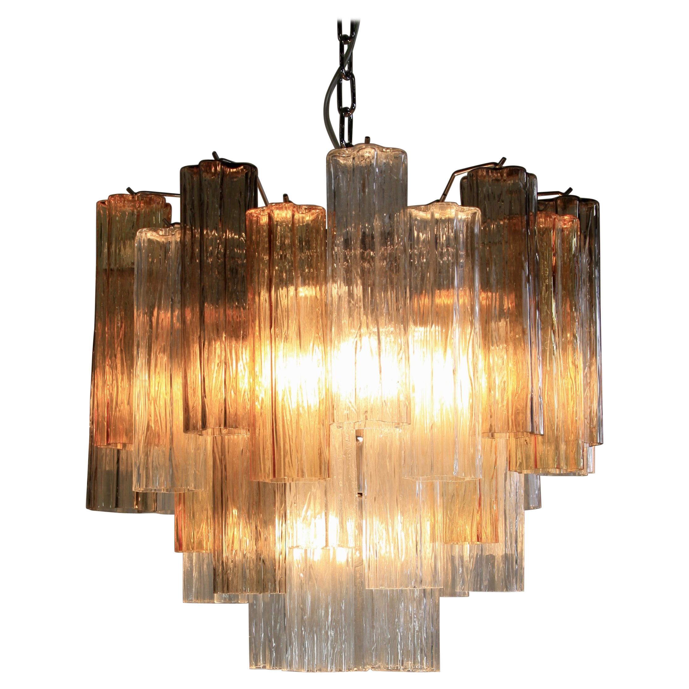 Tronchi Murano Glass Chandelier '3 Colors', Italy