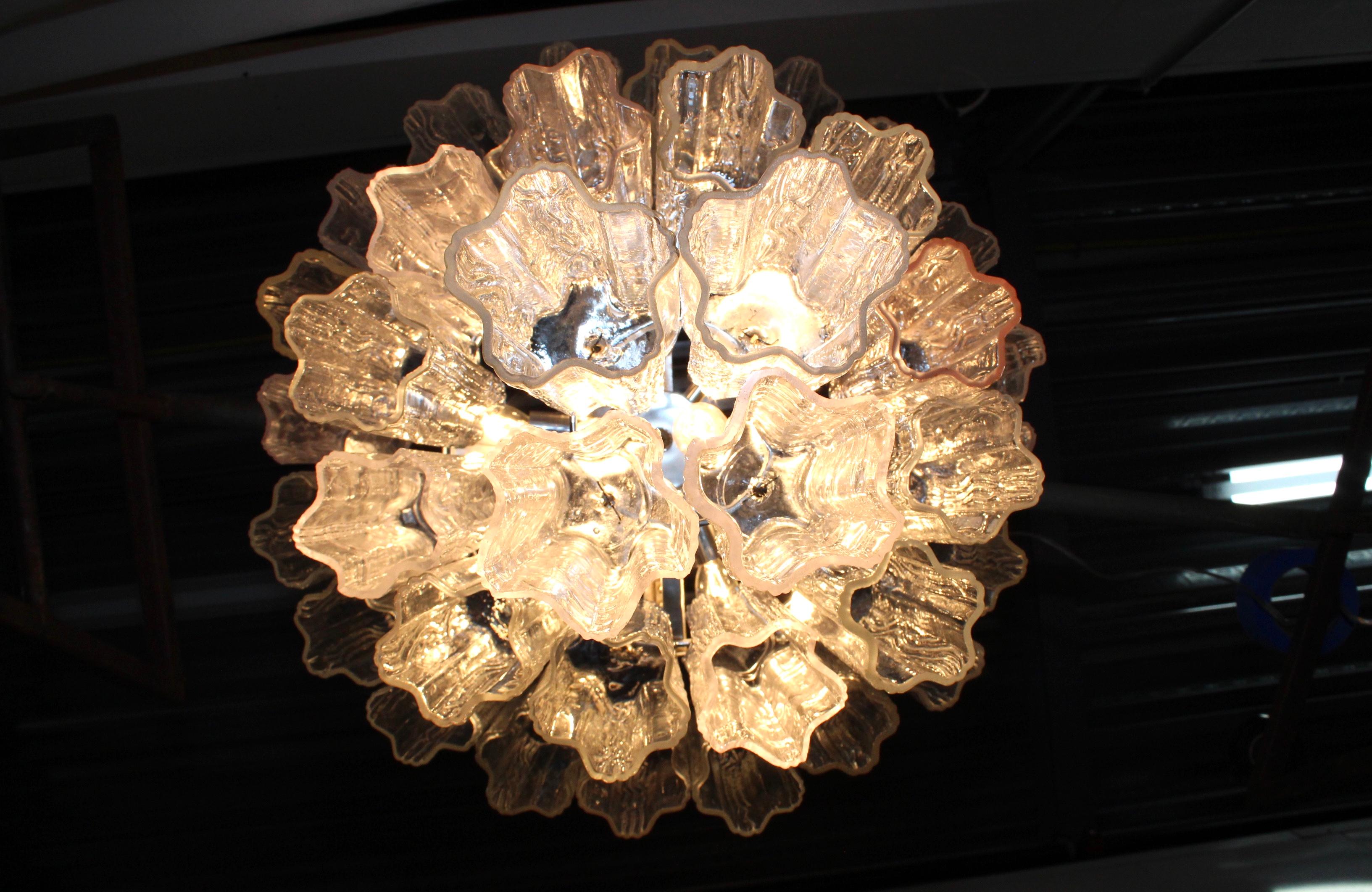 Tronchi Murano Modern Chandelier For Sale 2