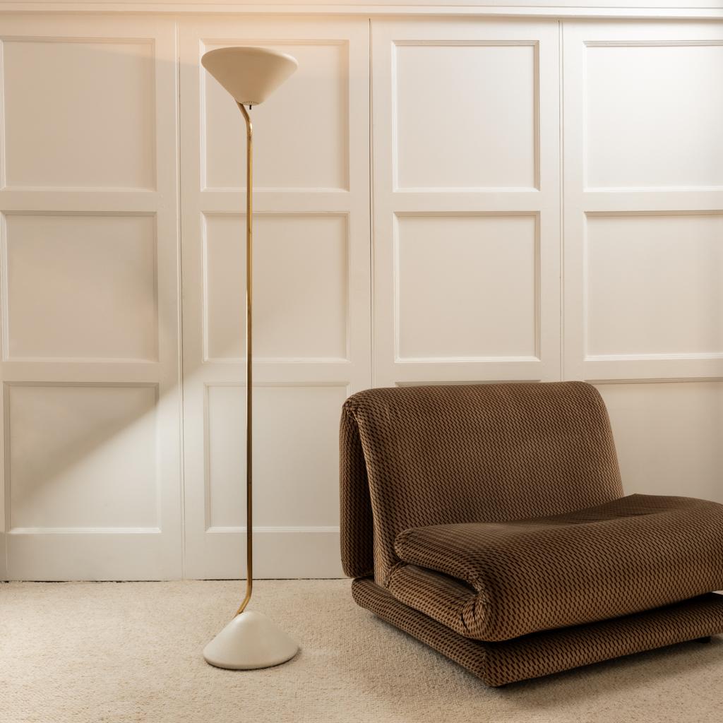 Brass Tronconi floor lamp - Italy 60s For Sale