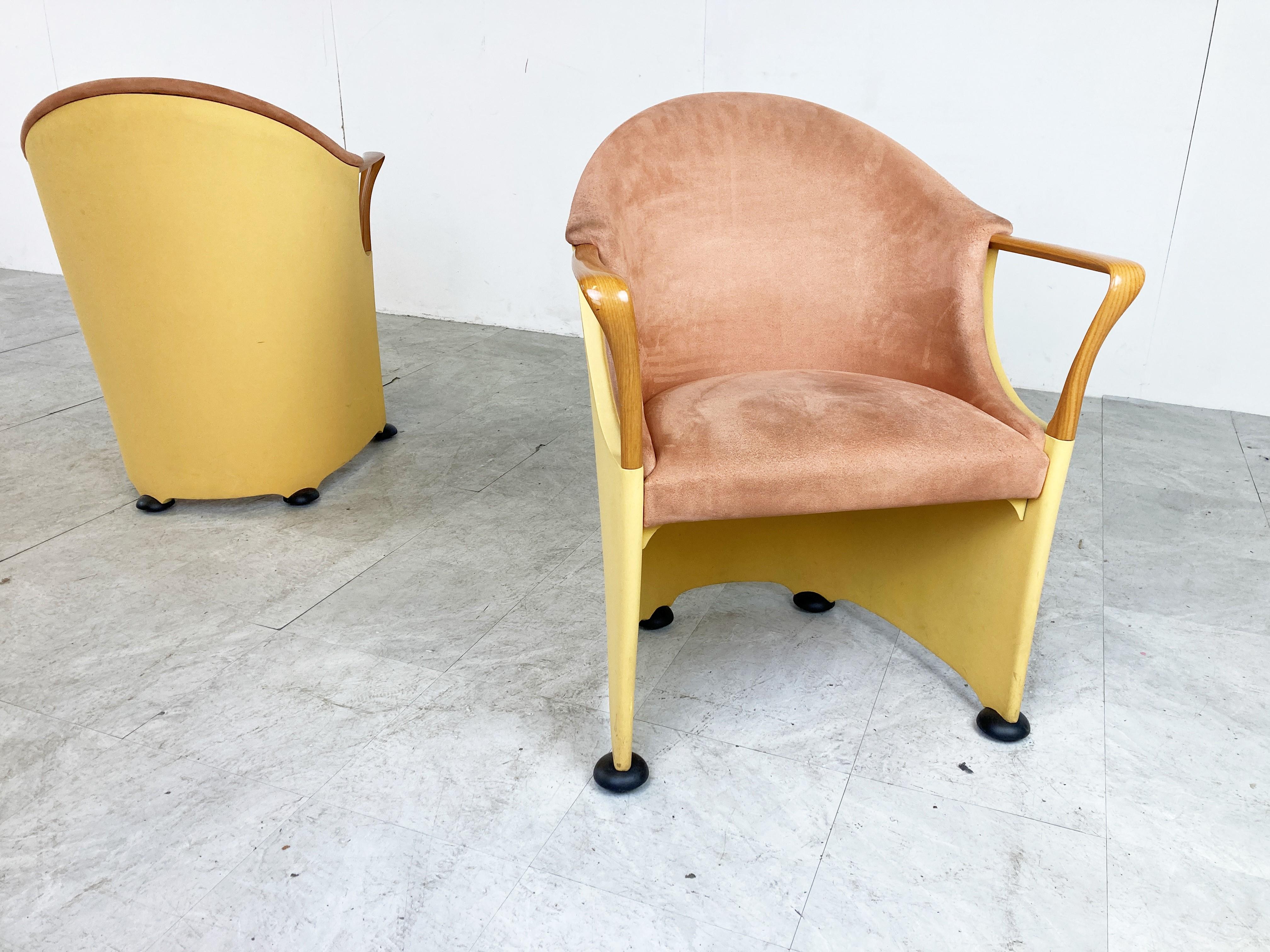 Tronetto Dining Chairs by Luigi Origlia for Origlia, Italy, 1990s, Set of 6 6