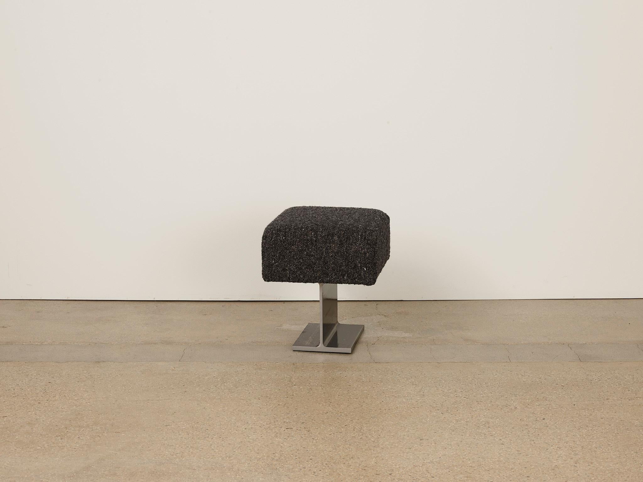 Post-Modern Trono Block Black Chair by Umberto Bellardi Ricci For Sale