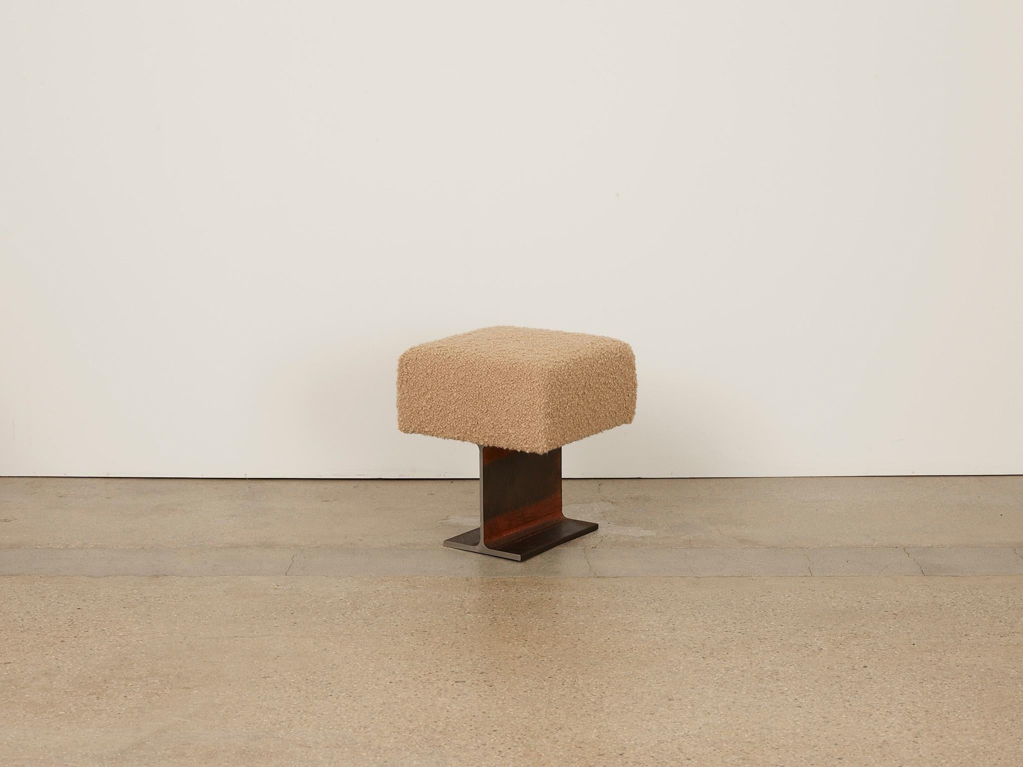 American Trono Block Brown Chair by Umberto Bellardi Ricci For Sale