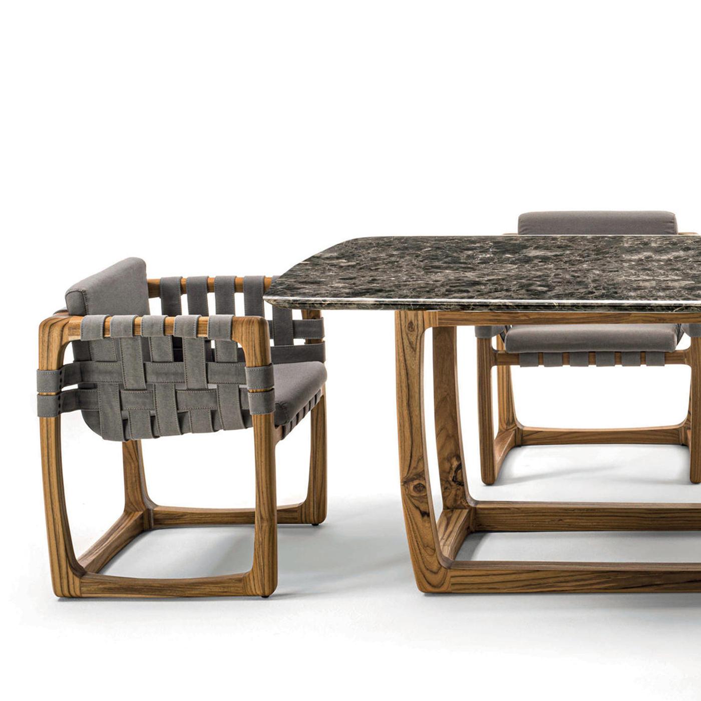 Contemporary Trooper Outdoor or Indoor Table For Sale