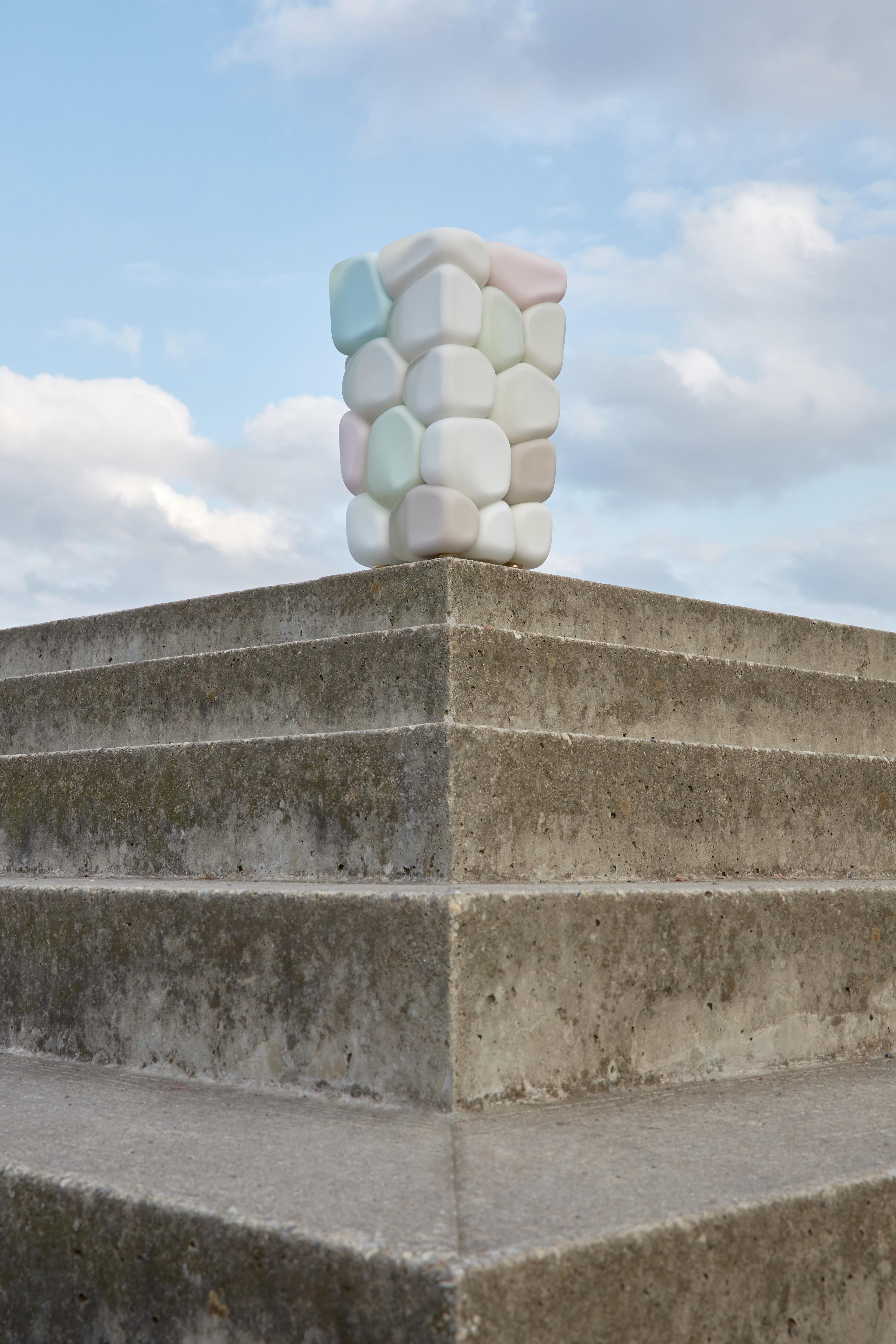 Trophäen-Perlmutt-Skulptur von Henry Baumann im Angebot 8