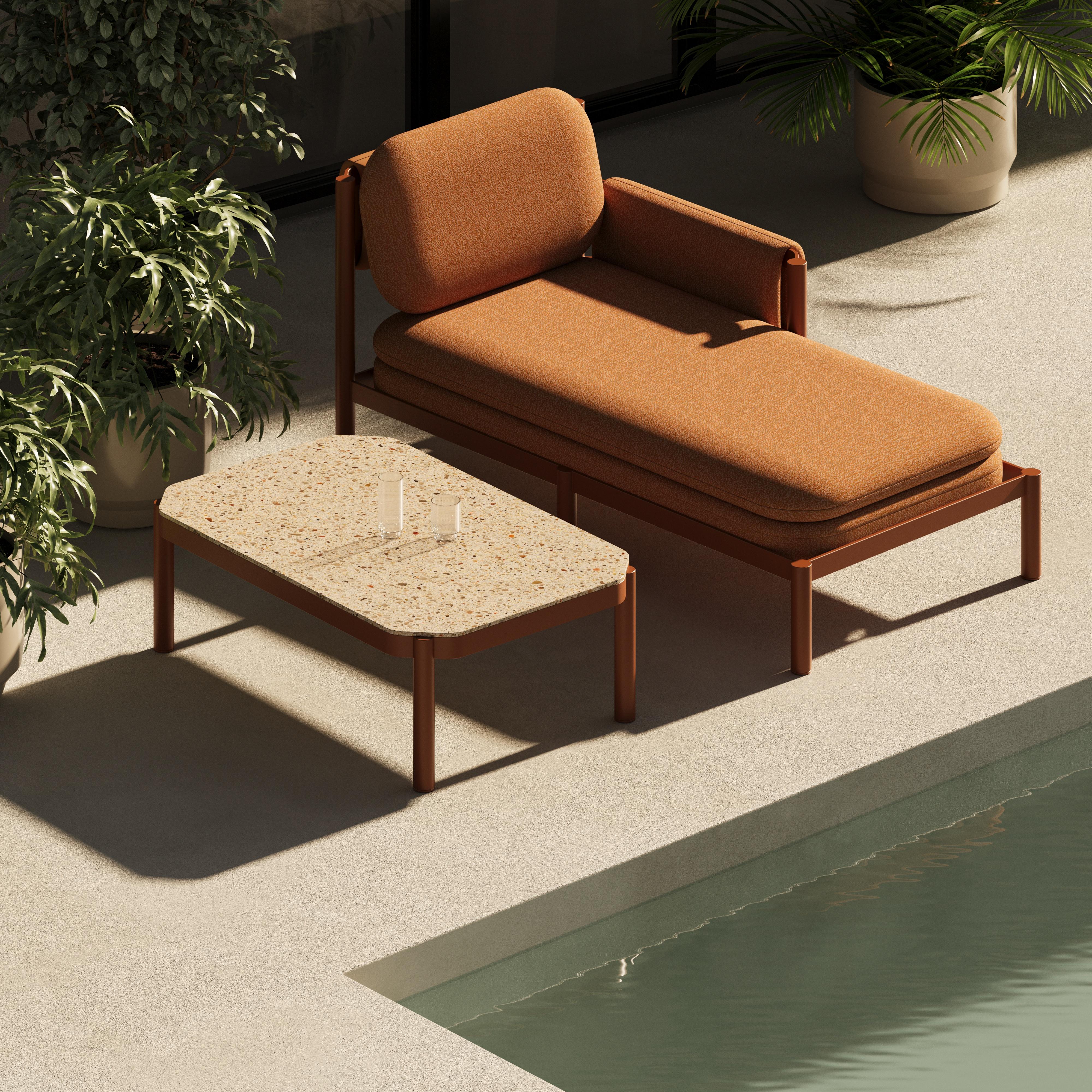 Tropic Aluminium Liege mit linker und rechter Armlehne von Joyf im Angebot 1