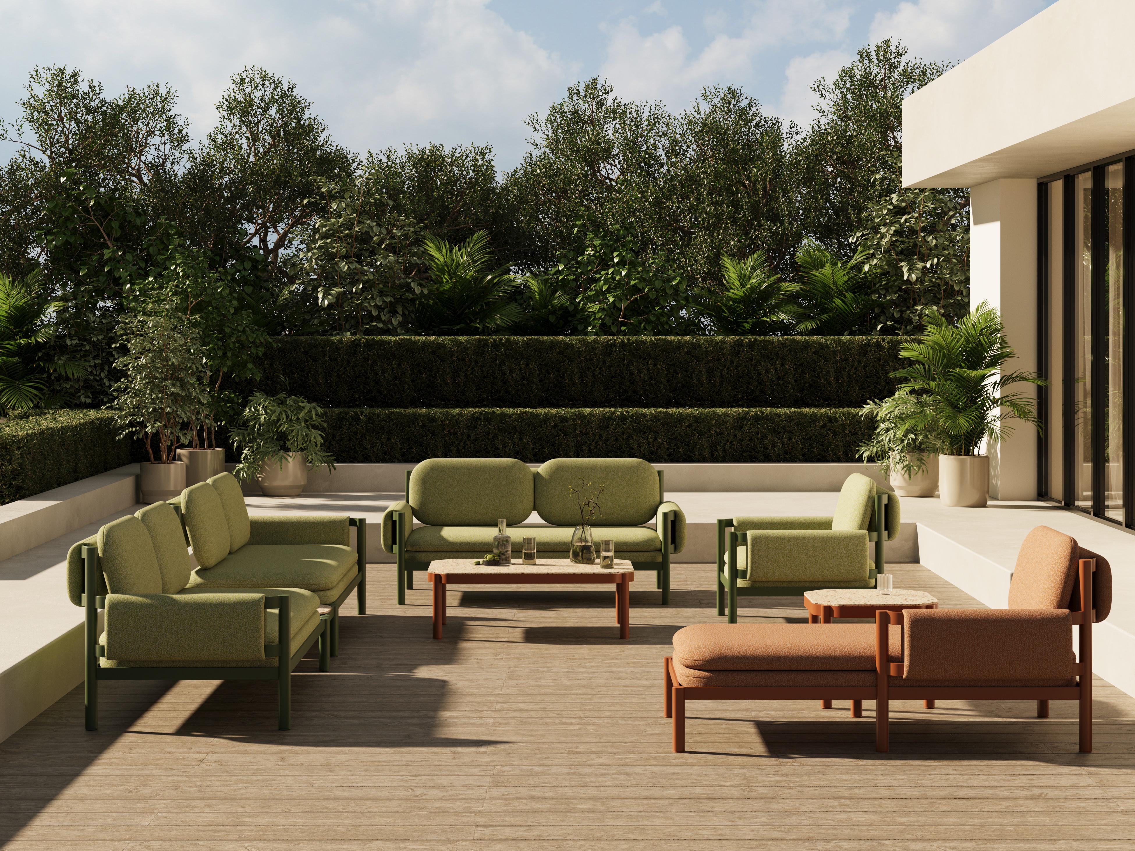 Modern Tropic Aluminum Lounge Chair by Joyf For Sale