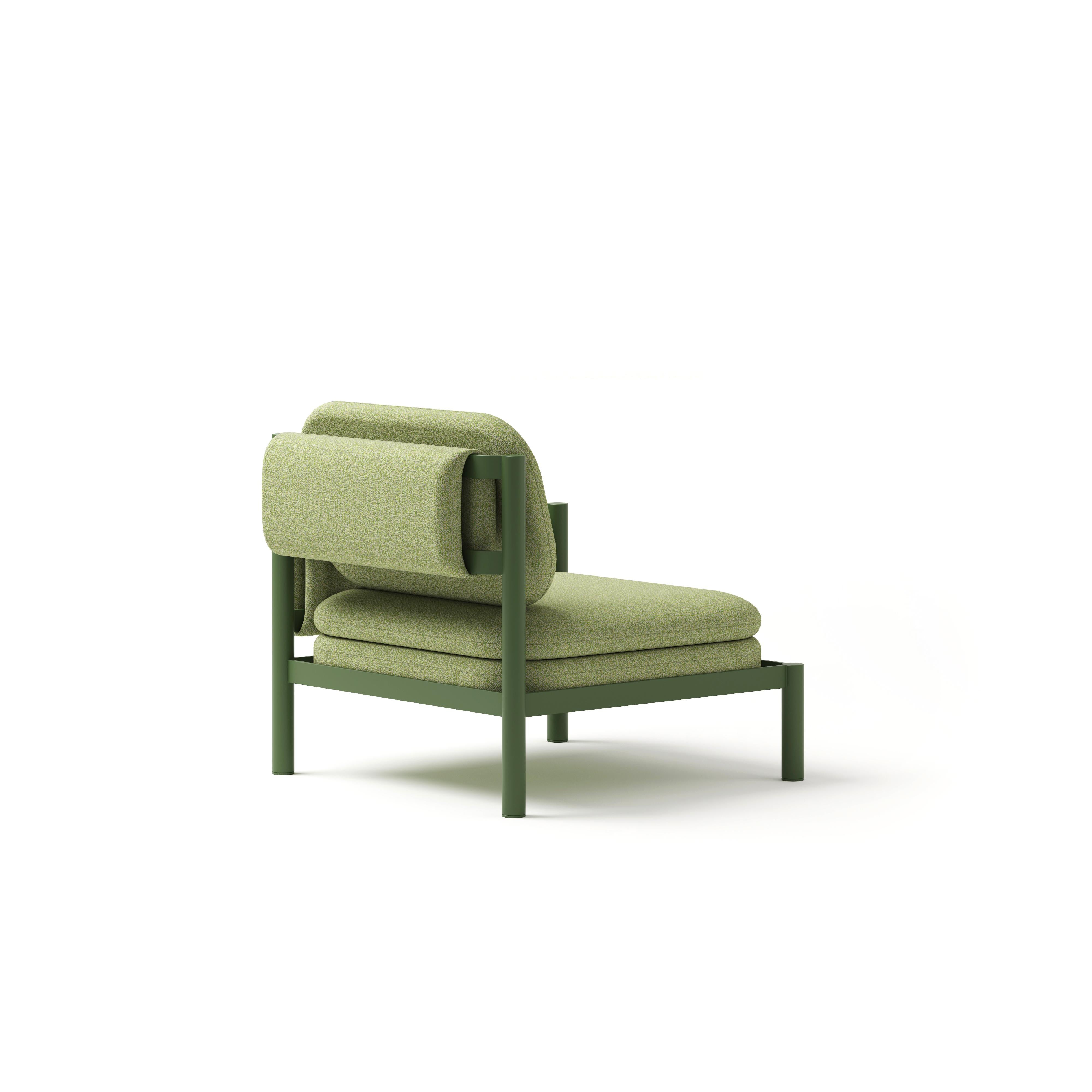 Silla de salón de aluminio Tropic con reposabrazos izquierdo o derecho by Joyf Moderno en venta