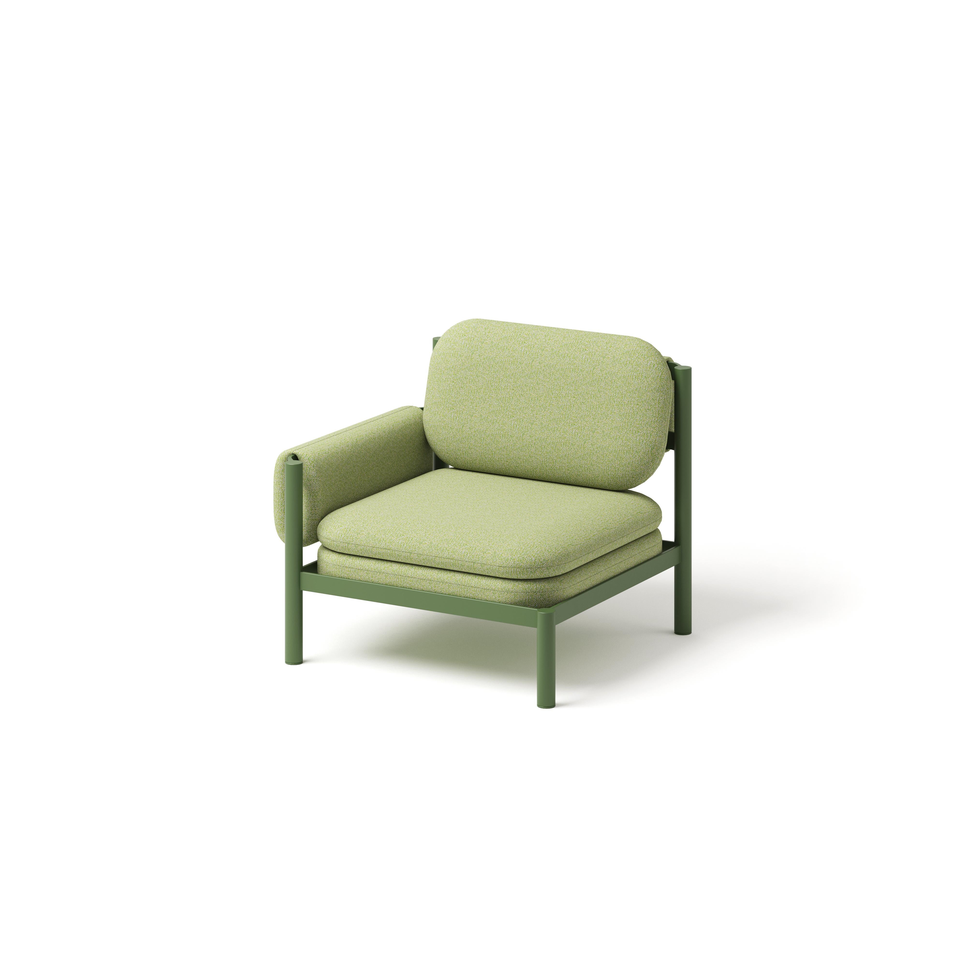 Silla de salón de aluminio Tropic con reposabrazos izquierdo o derecho by Joyf Ucraniano en venta