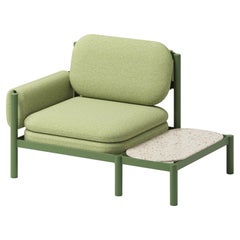 Tumbona de aluminio Tropic con mesa auxiliar by Joyf