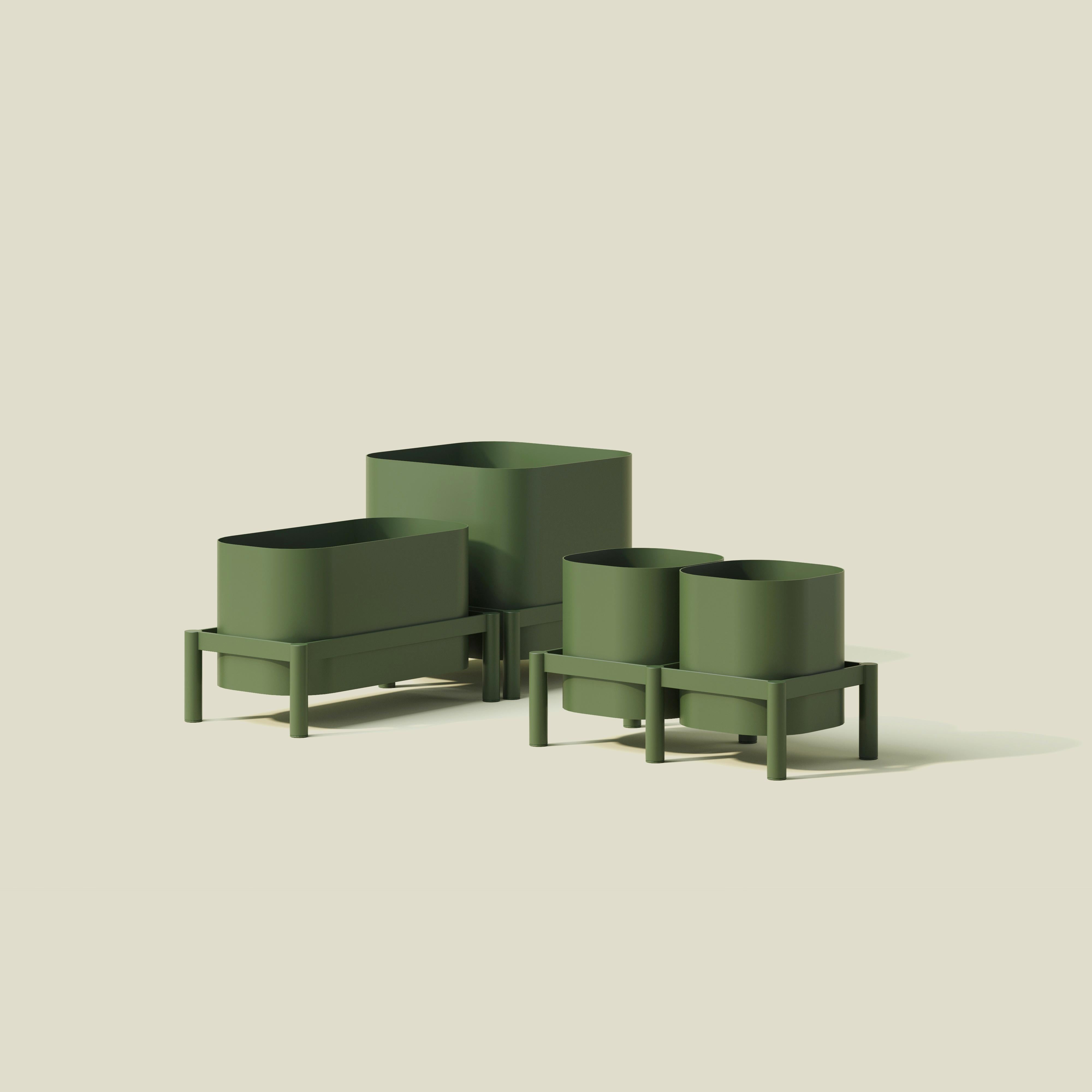 Ukrainien Jardinière Tropic en aluminium 85x45 cm by Joyf en vente
