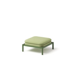 Tropic Aluminum Square Pouf by Joyf
