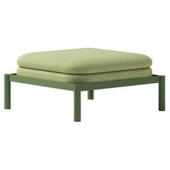 Tropic Aluminum Square Pouf by Joyf