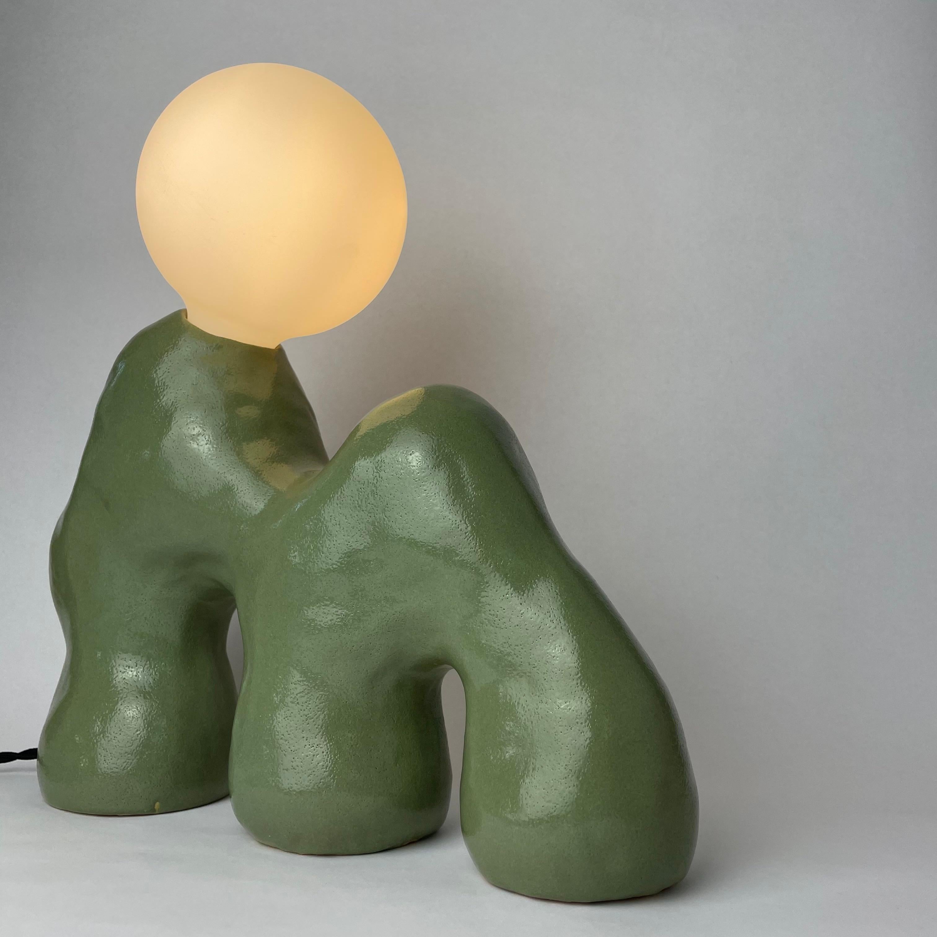 British Tropic Lamp by Hs Studio For Sale