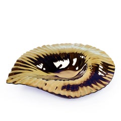 Ciotola in vetro bronzato Tropic Leave
