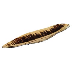 Tropic Long Leave Bronzed Glass Bowl