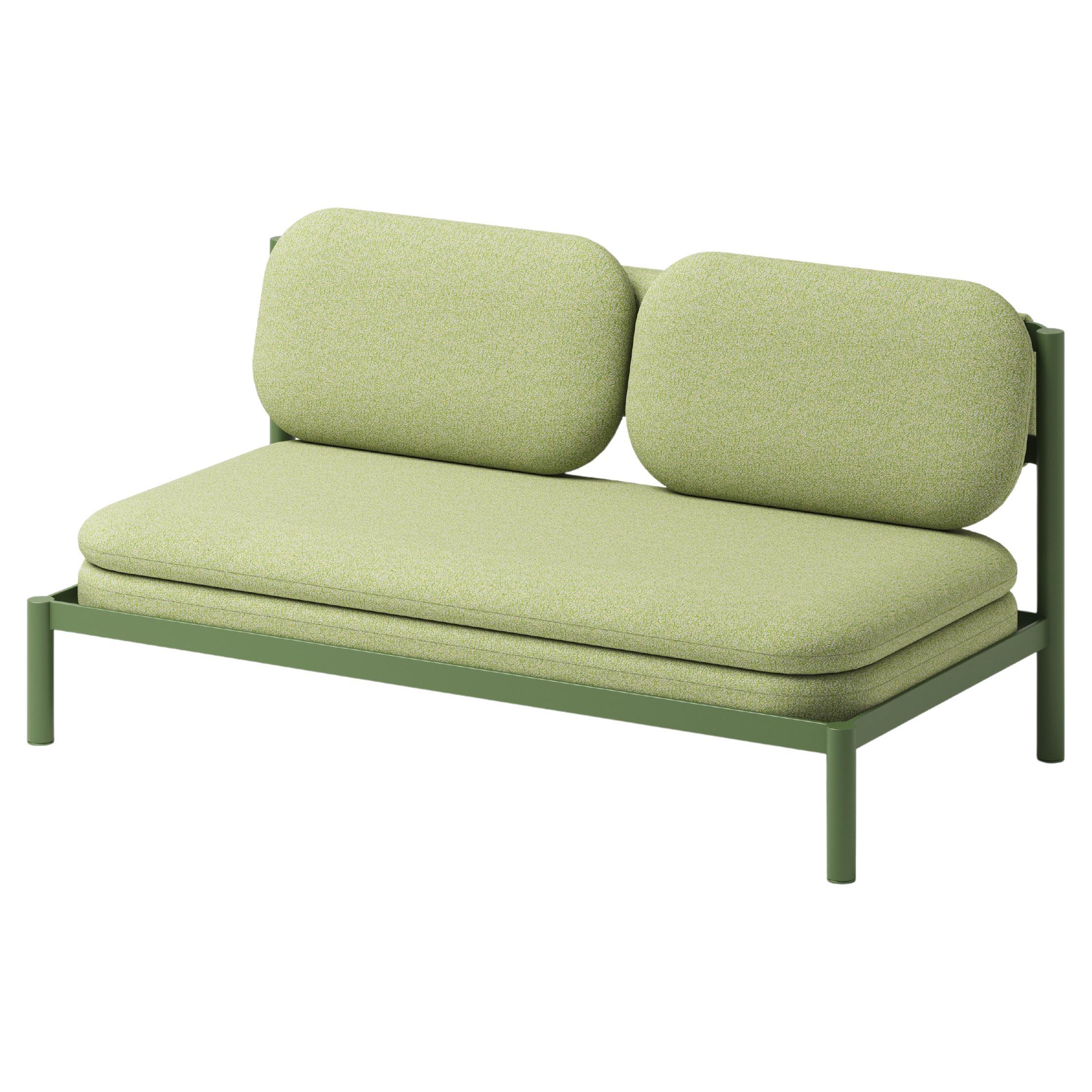 Sofá Lounge de dos plazas de aluminio Tropic by Joyf