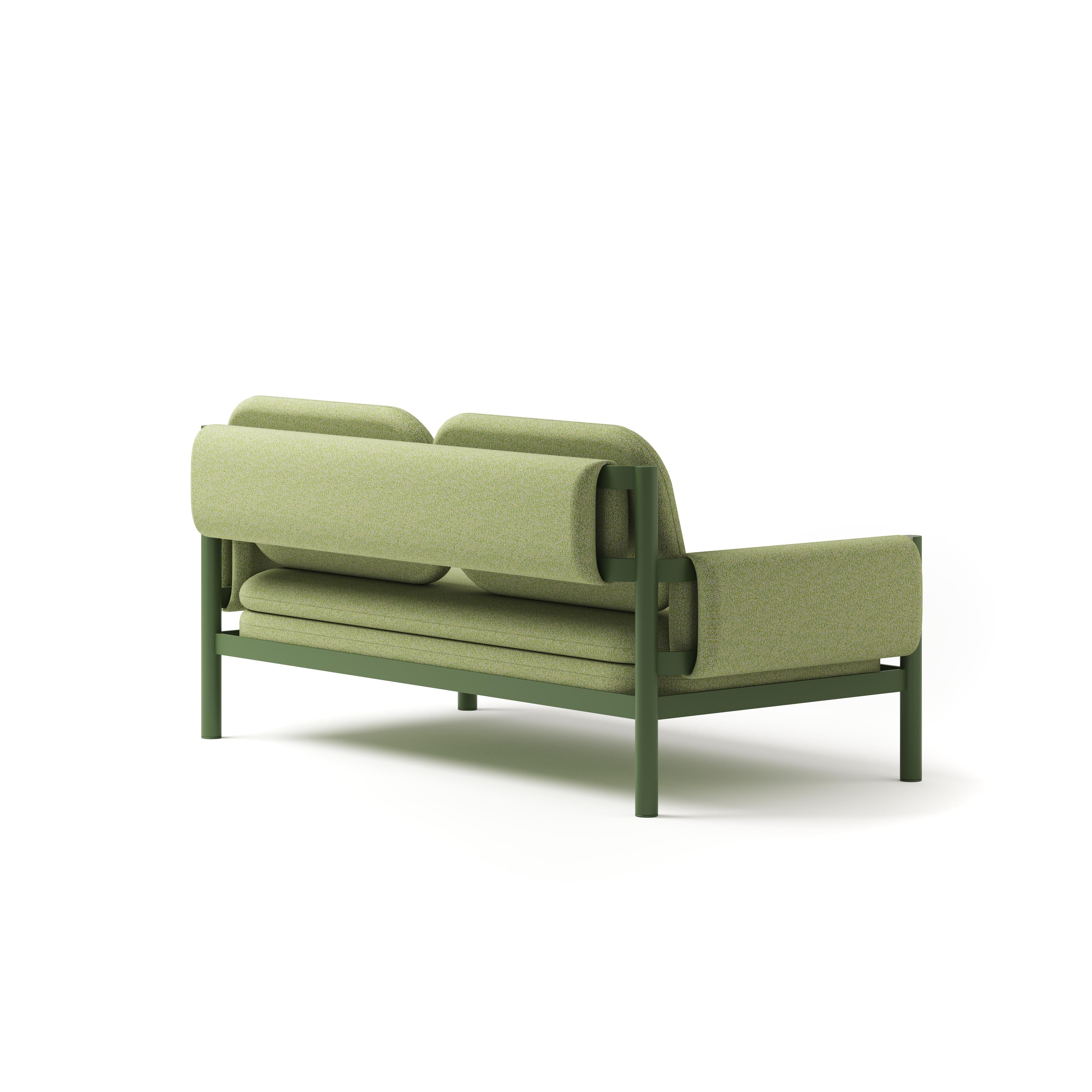 Tropic Canapé deux places en aluminium avec accoudoirs by Joyf - Relaxation Made Flexible

Le Tropic Two-Seater Aluminum Lounge Sofa with Armrests apporte confort et polyvalence à votre espace extérieur. Conçu pour deux personnes, il est doté de