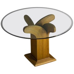 Mesa de comedor tropical años 70 de Vivai del Sud, Italia