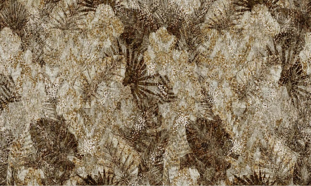 Modern Tropical Couture  Wall Paper in Fabric also suitable for wet area  For Sale