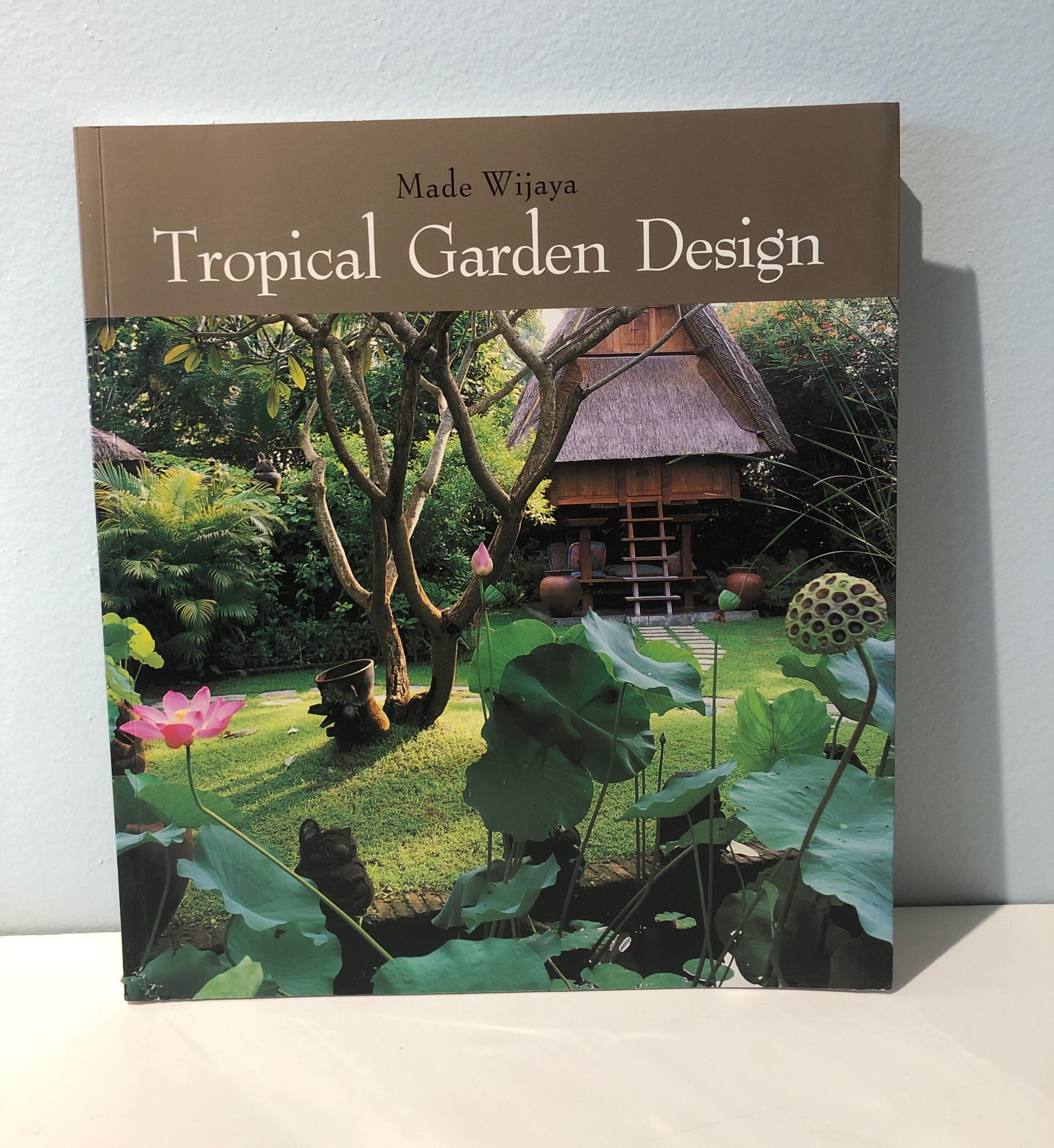 Tropical garden design paperback decorating book
Publisher ? : ? Didier Millet; Reprint edition (February 16, 2011)
Language ? : ? English
Paperback ? : ? 208 pages
Dimensions ? : ? 10.11 x 0.56 x 11.18 inches.
    