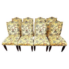 Tropical Jungle Dining Chairs Set of 8