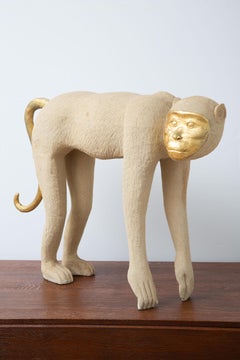 Tropical Life-Size Monkey Sculpture, USA, 1980
