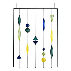 Tropical Memory, Glass Hanging Sculpture by Philip Baldwin & Monica Guggisberg