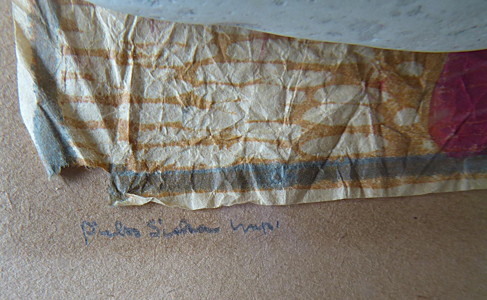 Tropisches modernes Aquarell/Handgefertigtes Papier „Hauling in the Net“ Tahiti 1950er Jahre im Angebot 6
