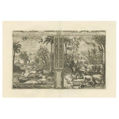 Tropical Paradise: The Diverse Fauna of the Indies by R. De Hooghe, circa 1708